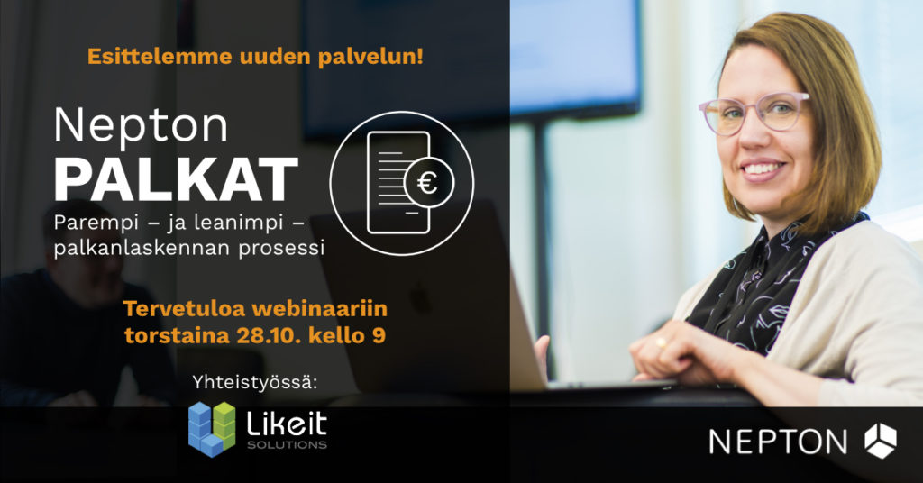 Nepton Palkat - parempi ja leanimpi palkanlaskennan prosessi