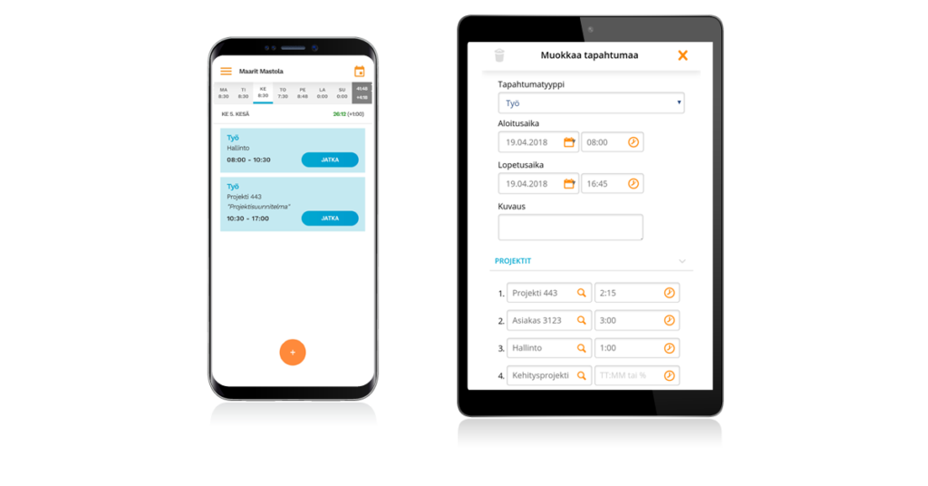 Työajan kohdentaminen