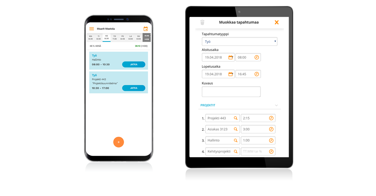 Työajan kohdentaminen