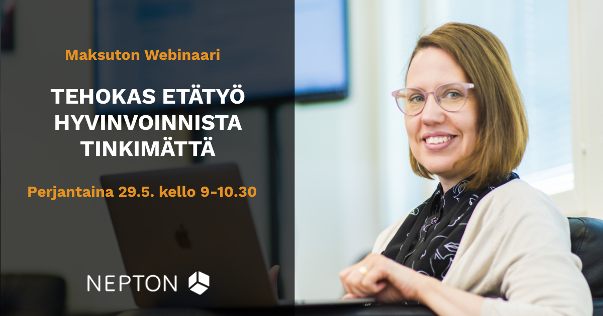 nepton webinaari työhyvinvointi työajanseuranta