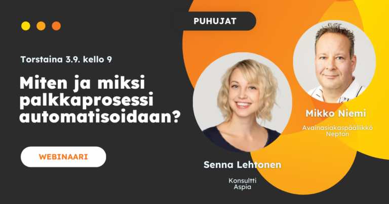 Webinaari: Miten ja miksi palkkaprosessi automatisoidaan?